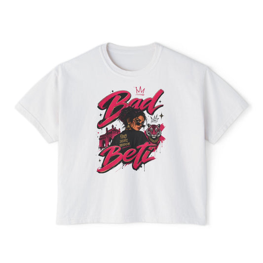 Bad Beti Boxy Crop Top – Women’s Streetwear Graphic Tee