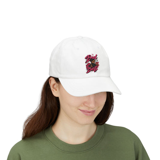 Dad Best Embroidered Classic Dad Cap — Retro Floral 'Dad Best' Dad Hat