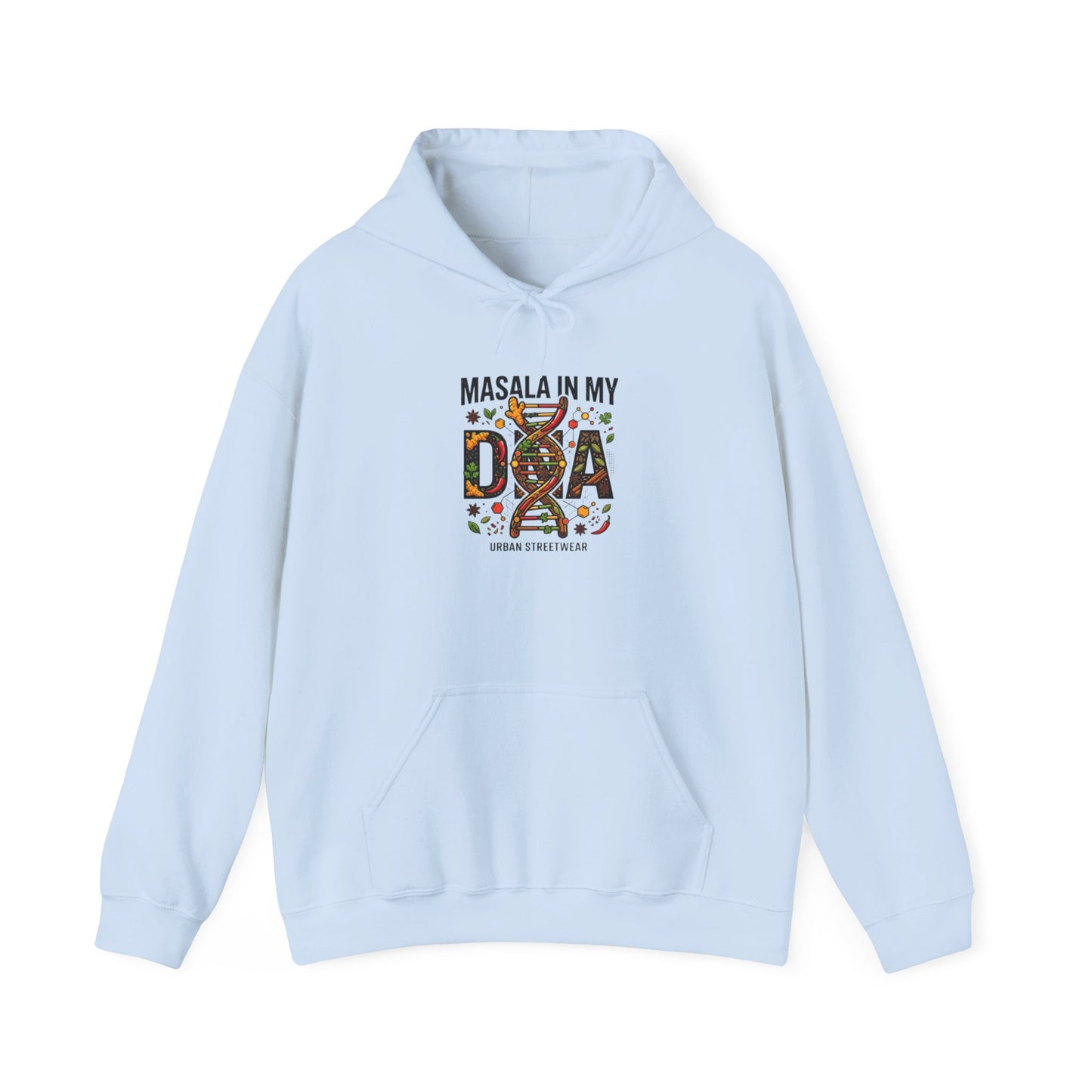 Masala in My DNA Hoodie - Desi Streetwear Graphic Sweatshirt
