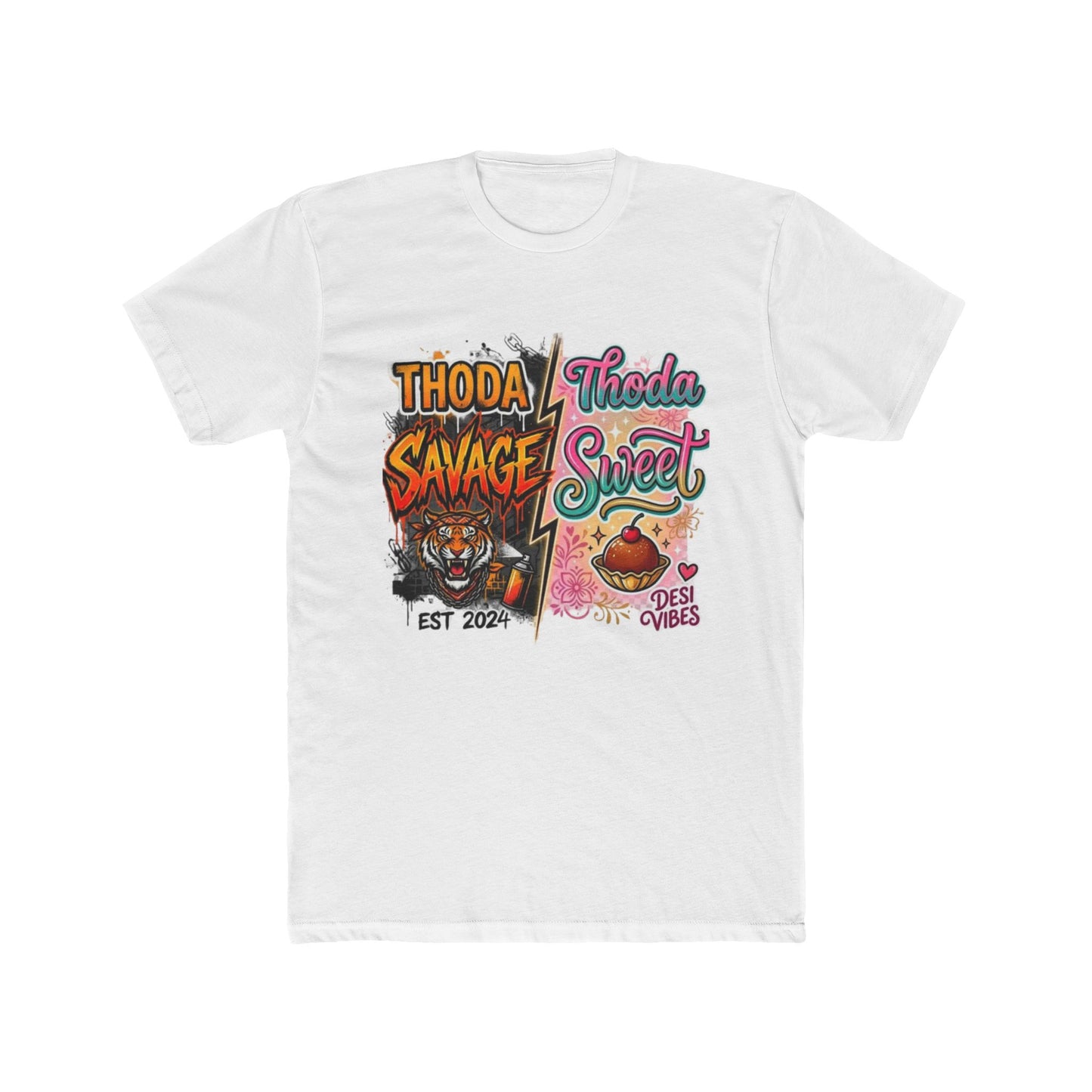 Thoda Savage Thoda Sweet T‑Shirt — Desi Vibes Graphic Tee