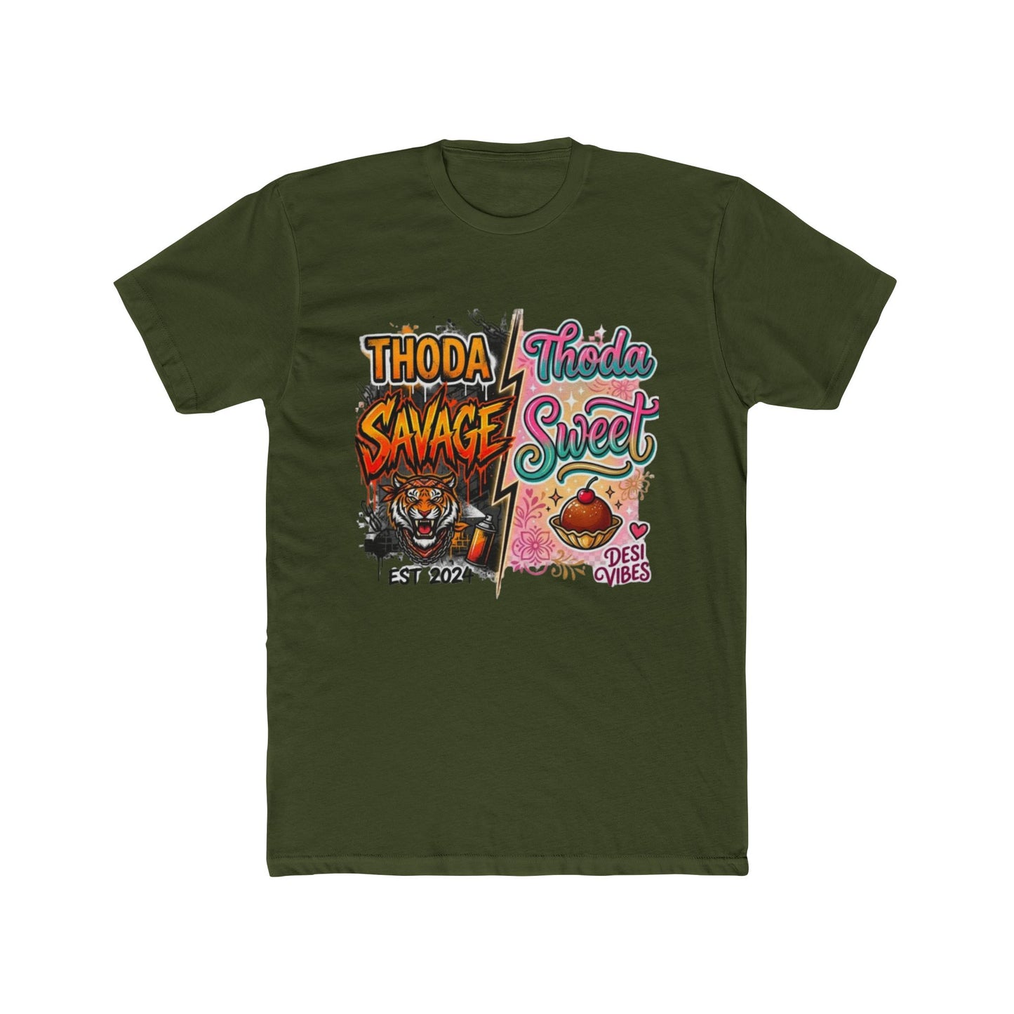 Thoda Savage Thoda Sweet T‑Shirt — Desi Vibes Graphic Tee