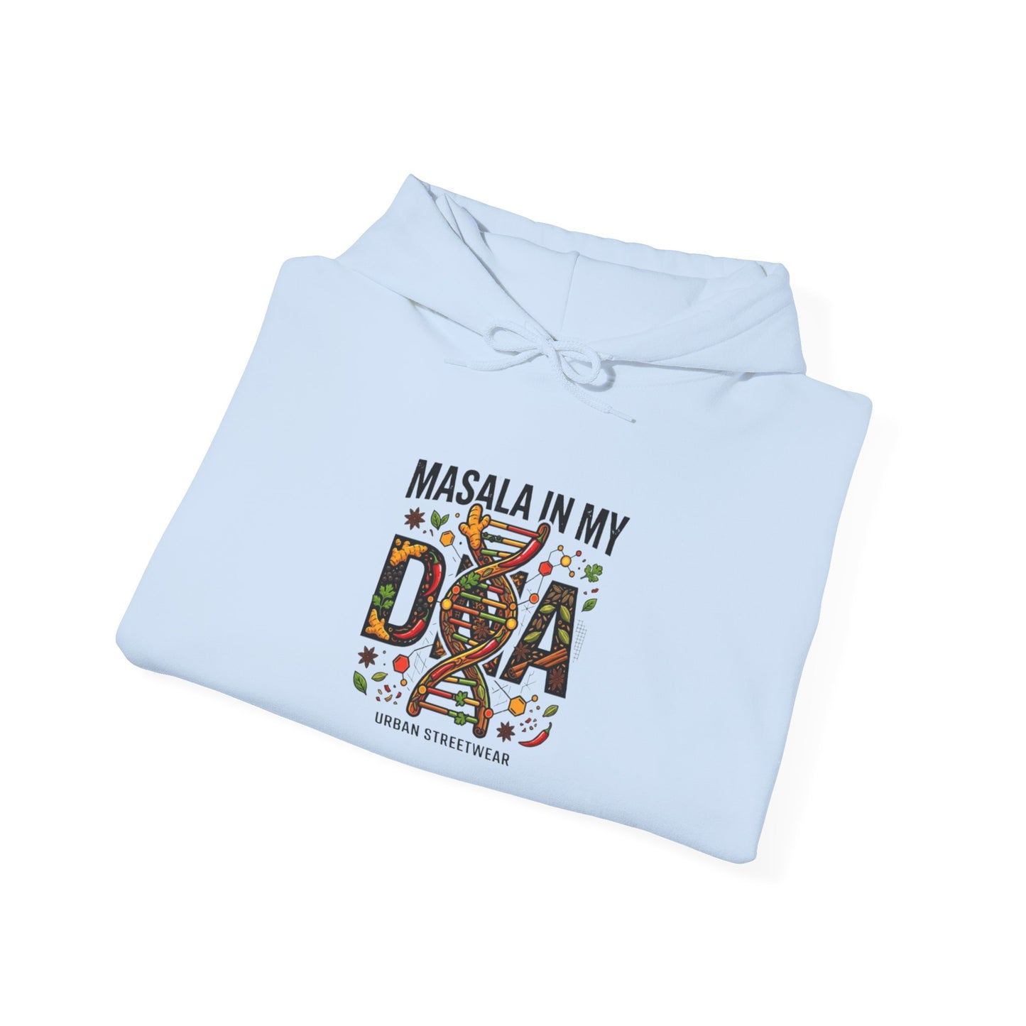 Masala in My DNA Hoodie - Desi Streetwear Graphic Sweatshirt