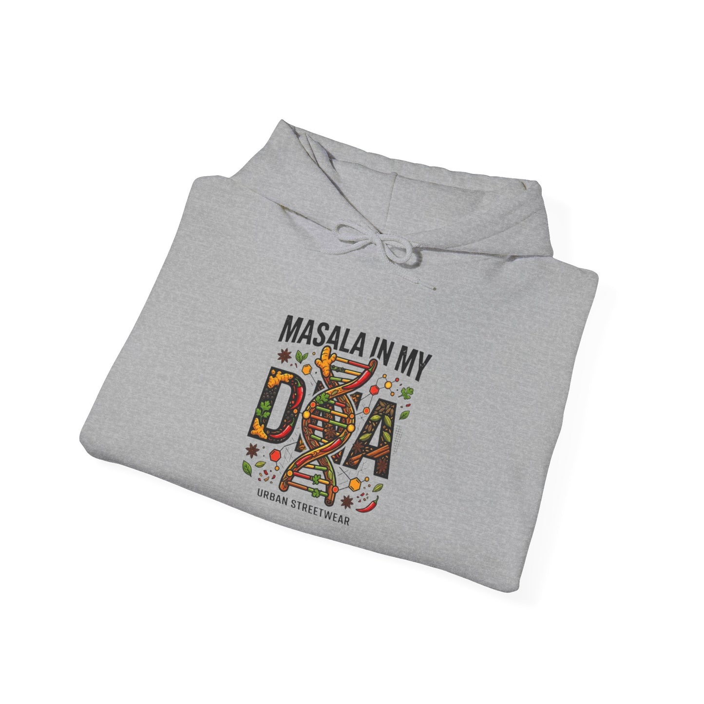 Masala in My DNA Hoodie - Desi Streetwear Graphic Sweatshirt