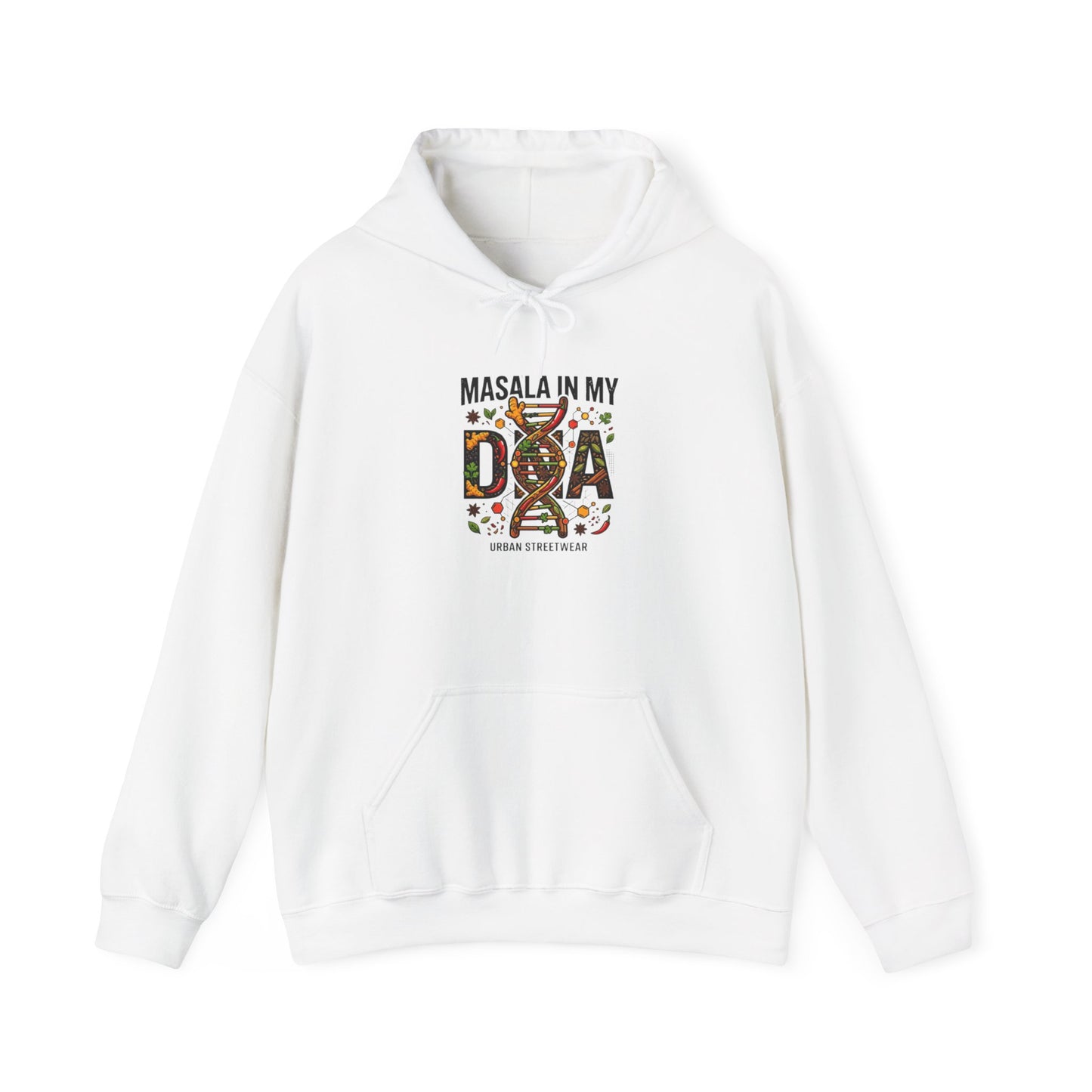 Masala in My DNA Hoodie - Desi Streetwear Graphic Sweatshirt