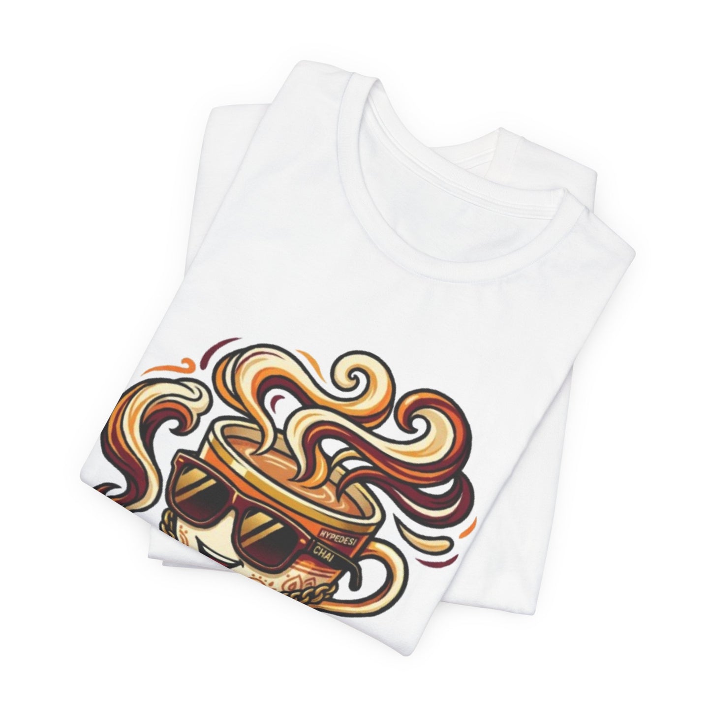 Chai Everything Tee – Cool Sunglasses Chai Cup Graphic T‑Shirt