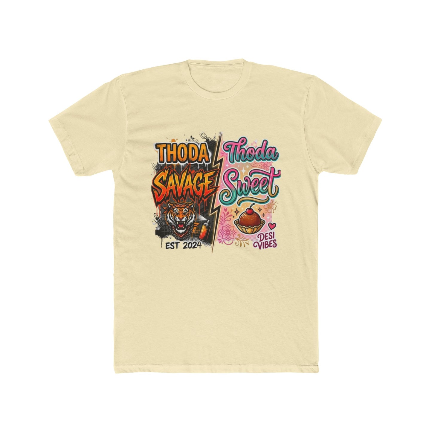 Thoda Savage Thoda Sweet T‑Shirt — Desi Vibes Graphic Tee