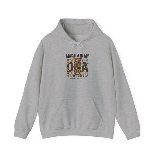 Masala in My DNA Hoodie - Desi Streetwear Graphic Sweatshirt